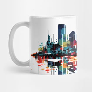 City Skylines Urbain World Fun Life Abstract Mug